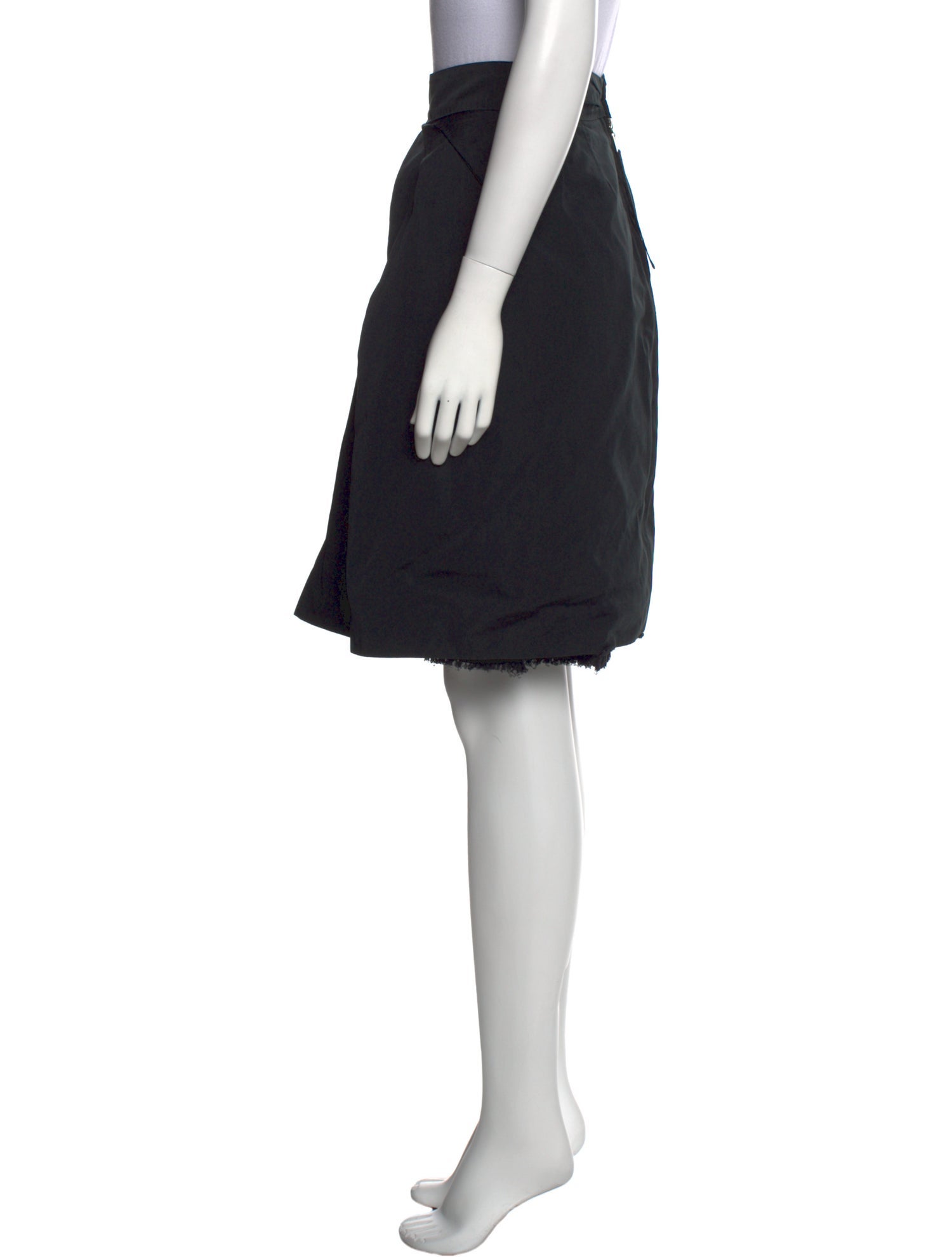 Louis Vuitton Pleated Accents Knee-Length Skirt