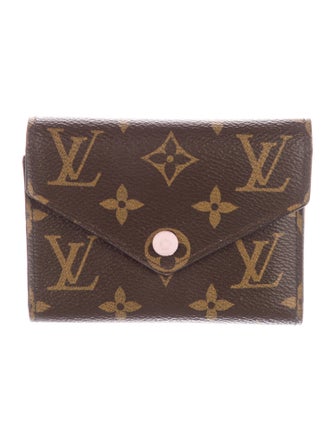 Louis Vuitton Monogram Pattern Coated Canvas Victorine Wallet