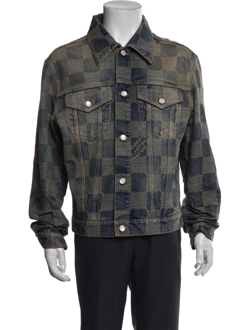 Louis Vuitton 2024 Signature Logo Denim Jacket