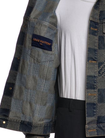 Louis Vuitton 2024 Signature Logo Denim Jacket
