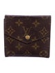 Louis Vuitton LV Monogram Coated Canvas Elise Wallet