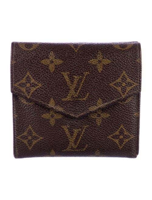 Louis Vuitton LV Monogram Coated Canvas Elise Wallet