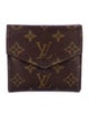 Louis Vuitton LV Monogram Coated Canvas Elise Wallet