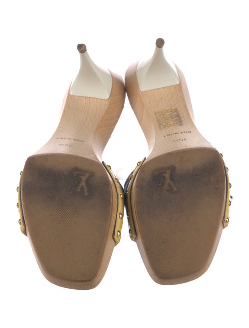 Louis Vuitton Monogram Pattern Denim Slides