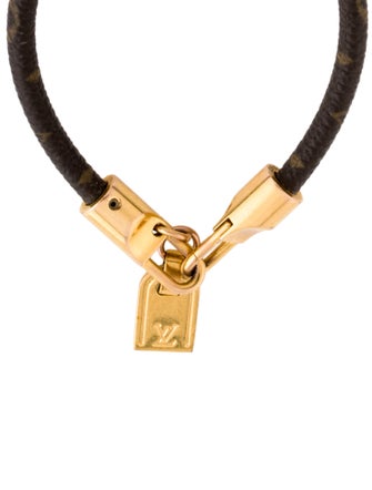 Louis Vuitton Canvas Monogram Luck It Charm Bracelet