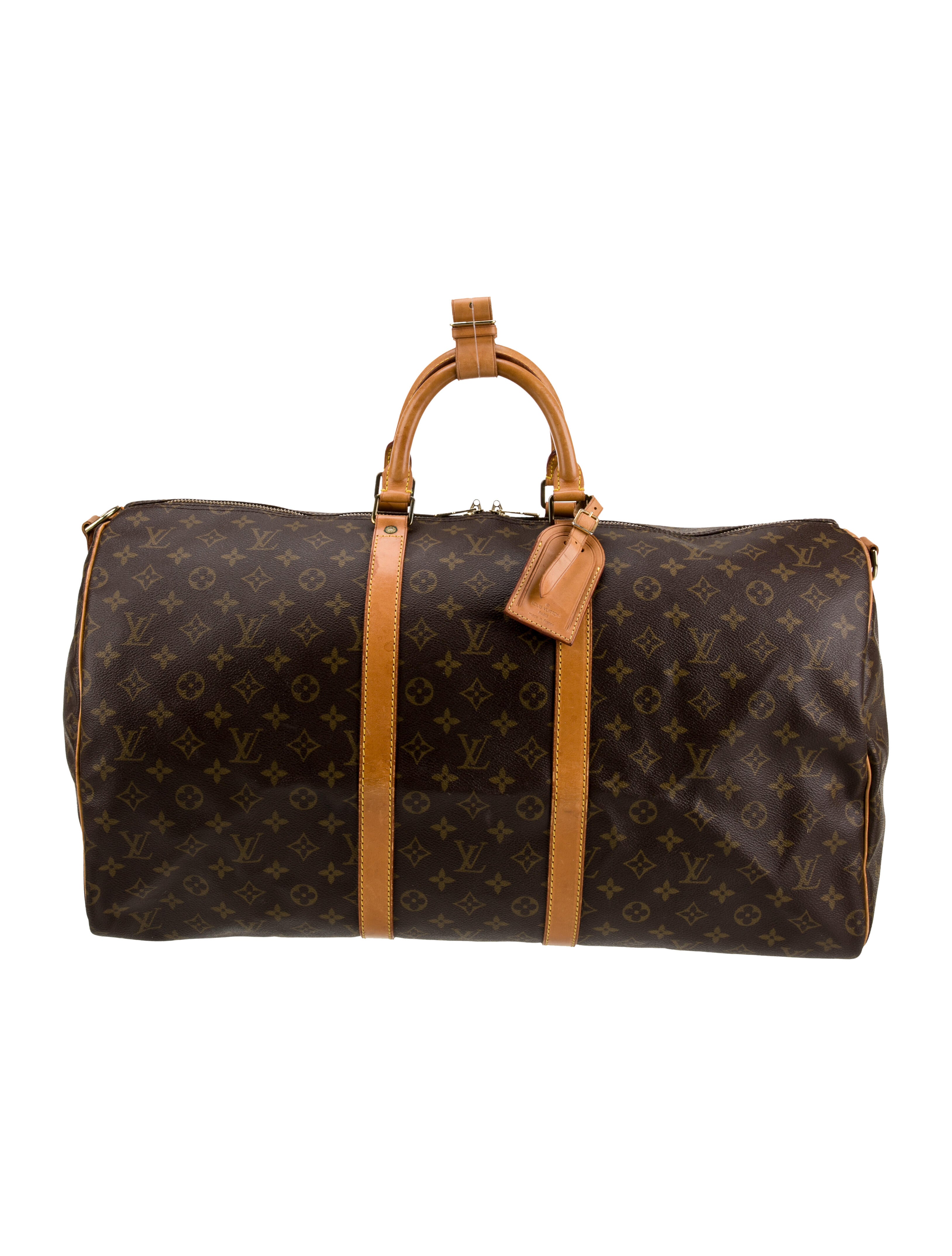 Louis Vuitton LV Monogram Keepall Bandouliere 55 Vintage
