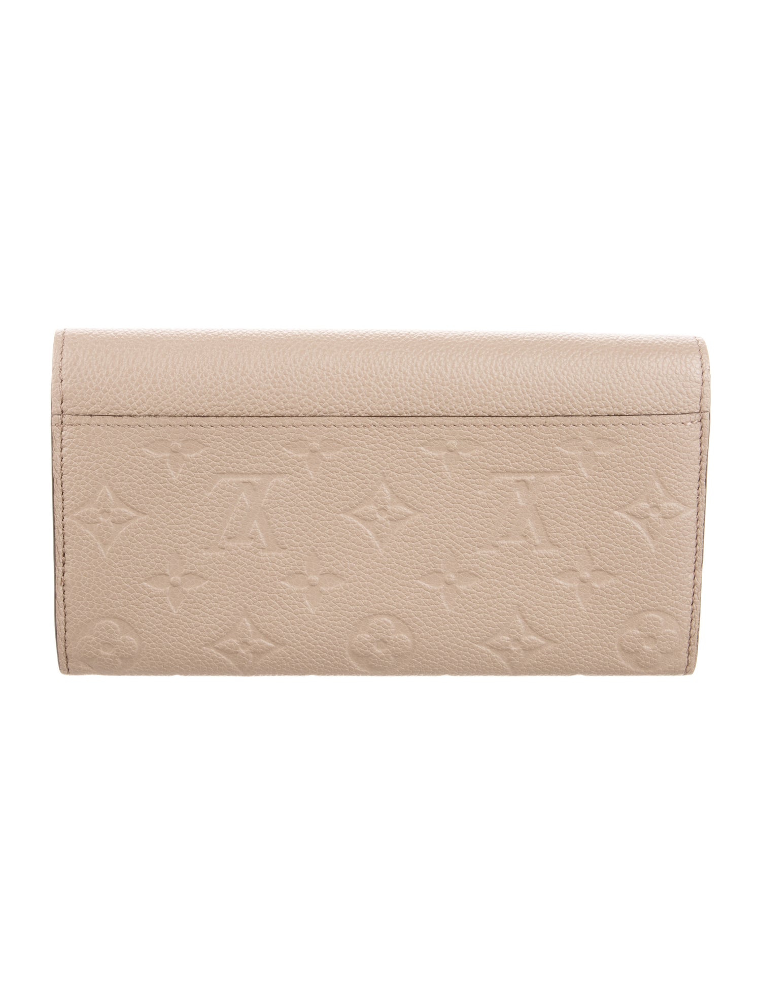 Louis Vuitton LV Monogram Empreinte Leather Sarah Wallet