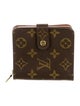 Louis Vuitton 2002 LV Monogram Zippy Compact Wallet