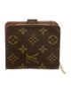 Louis Vuitton 2002 LV Monogram Zippy Compact Wallet