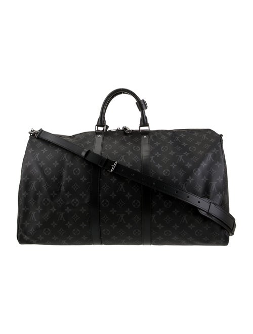 Louis Vuitton Monogram Eclipse Keepall Bandouliere 55