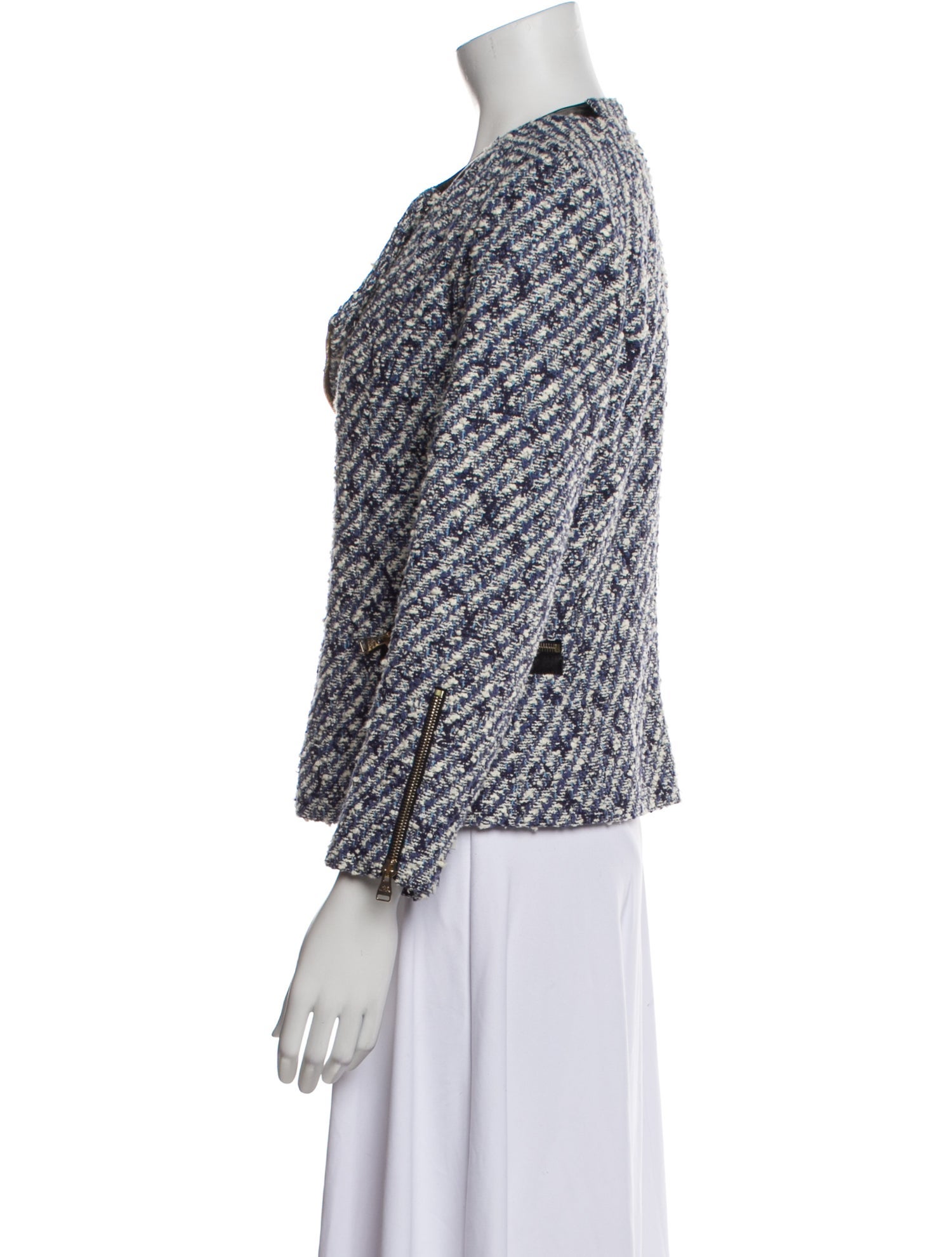 Louis Vuitton 2014 Tweed Pattern Evening Jacket