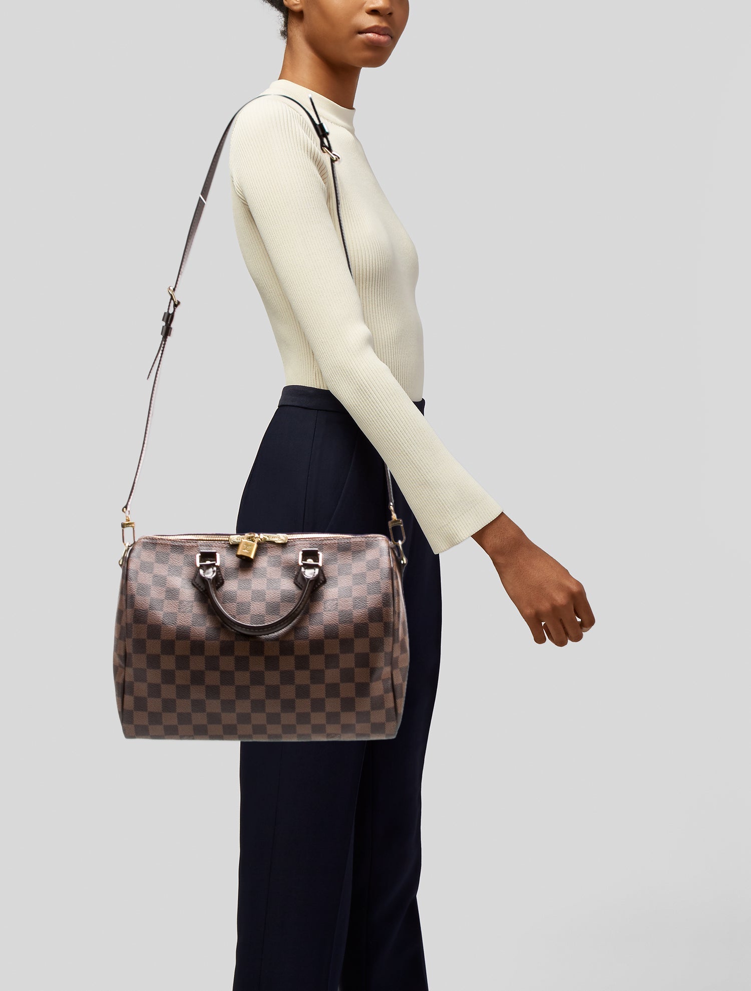 Louis Vuitton Damier Ebene Speedy Bandouliere 30