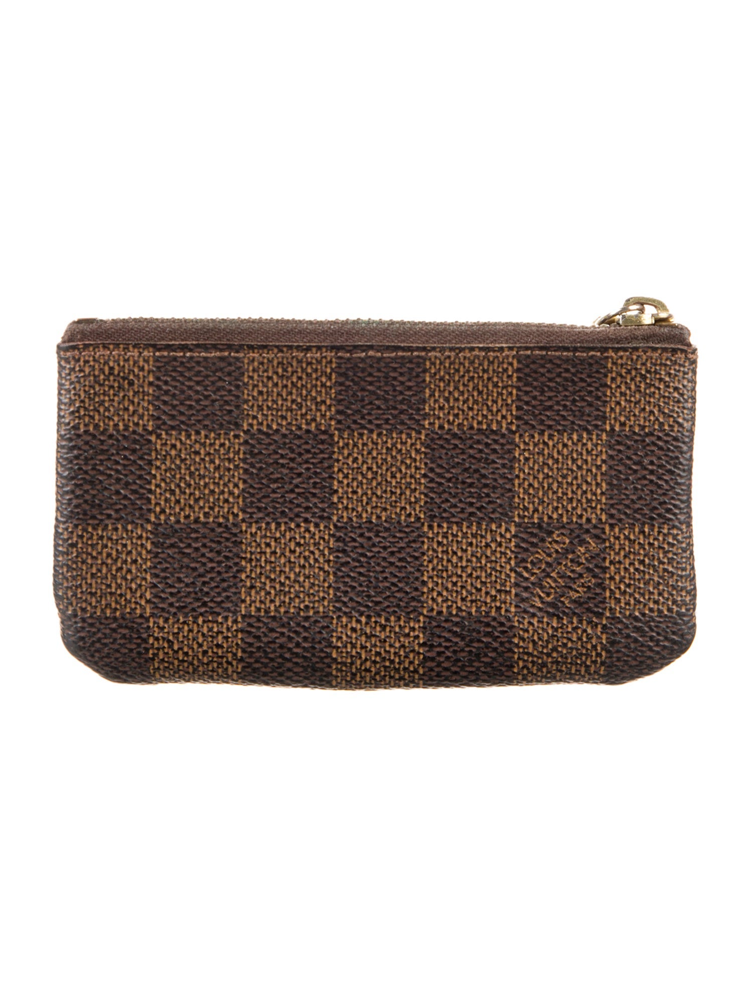 Louis Vuitton Damier Ebene Pattern Coated Canvas Key Holder