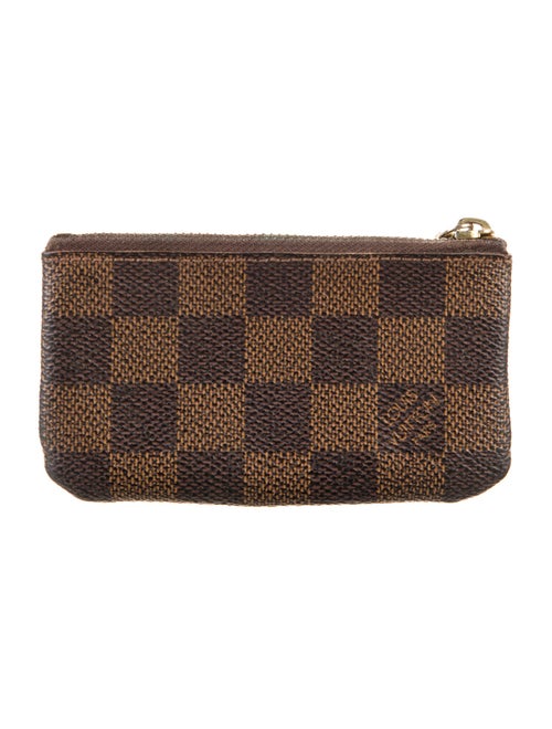Louis Vuitton Damier Ebene Pattern Coated Canvas Key Holder