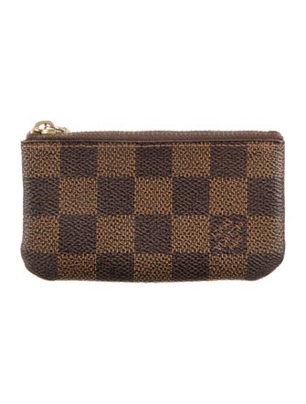 Louis Vuitton Damier Ebene Pattern Coated Canvas Key Holder