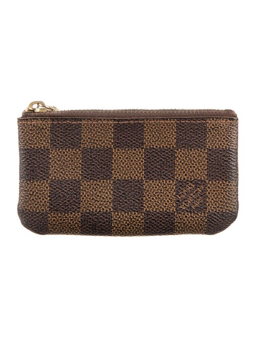 Louis Vuitton Damier Ebene Pattern Coated Canvas Key Holder
