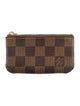 Louis Vuitton Damier Ebene Pattern Coated Canvas Key Holder