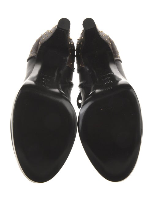 Louis Vuitton Monogram Pattern Leather Boots