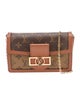 Louis Vuitton LV Monogram Monogram Reverse Canvas Wallet On Chain Dauphine Bag