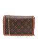 Louis Vuitton LV Monogram Monogram Reverse Canvas Wallet On Chain Dauphine Bag