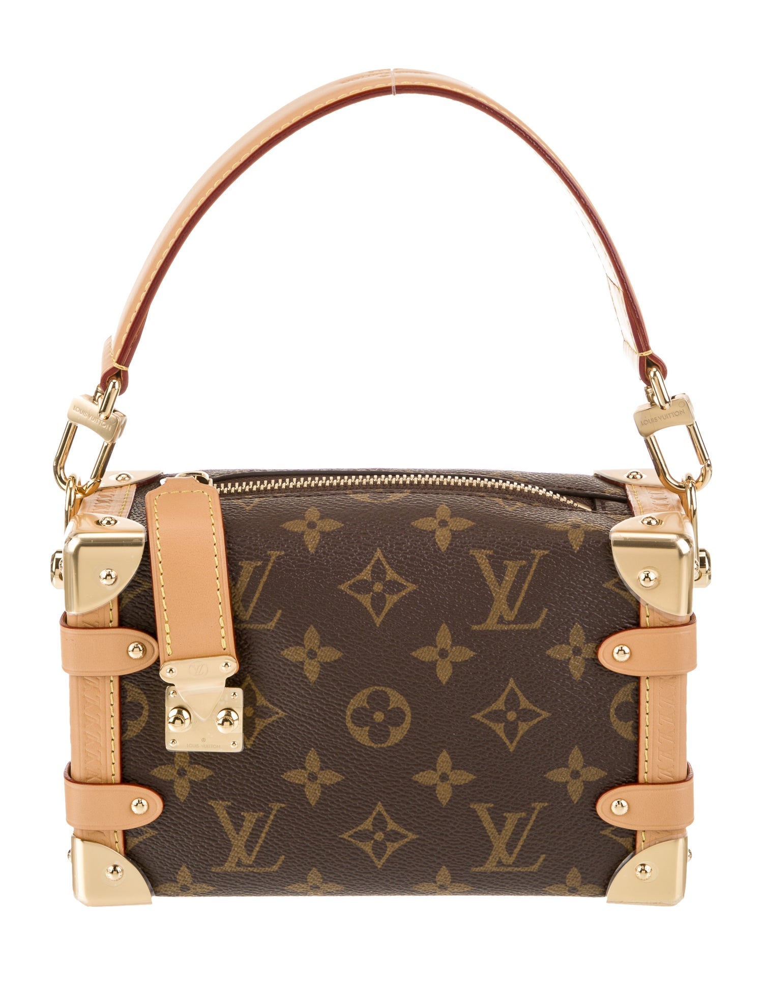 Louis Vuitton Monogram Side Trunk Handbag PM