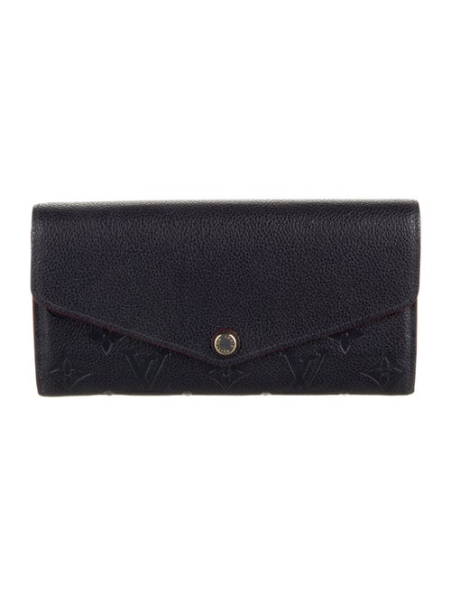 Louis Vuitton Monogram Pattern Empreinte Leather Sarah Wallet