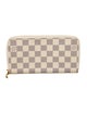 Louis Vuitton Damier Azur Pattern Coated Canvas Zippy Wallet