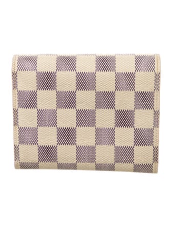 Louis Vuitton 2011 Damier Azur Pattern Joey Wallet