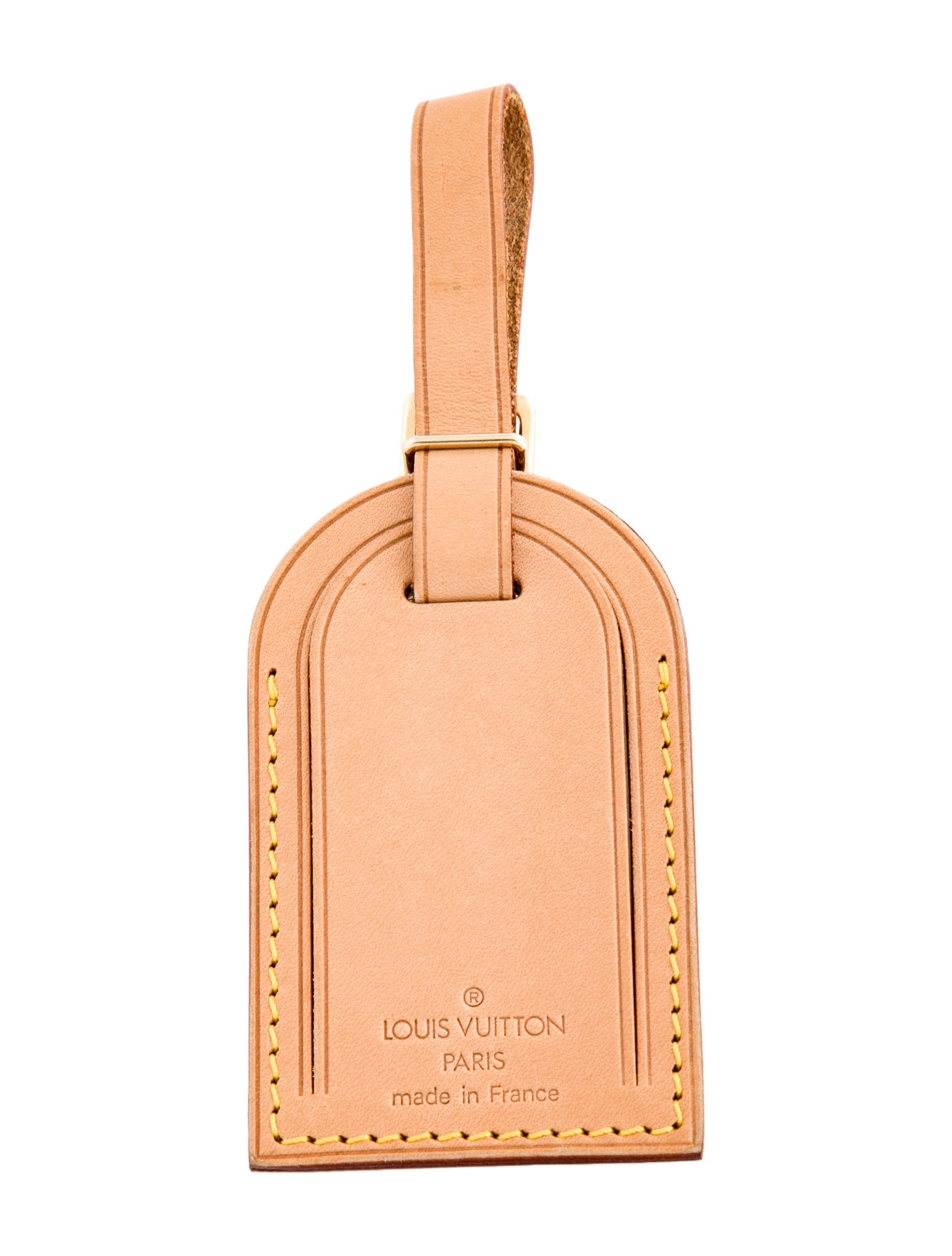 Louis Vuitton Vachetta Luggage Tag