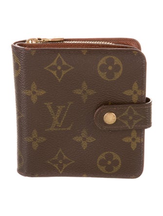 Louis Vuitton LV Monogram Coated Canvas Zippy Compact Wallet