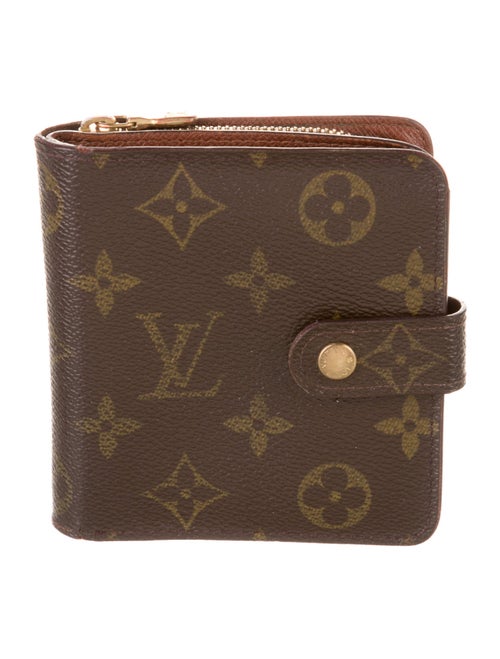 Louis Vuitton LV Monogram Coated Canvas Zippy Compact Wallet