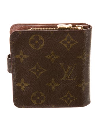 Louis Vuitton LV Monogram Coated Canvas Zippy Compact Wallet
