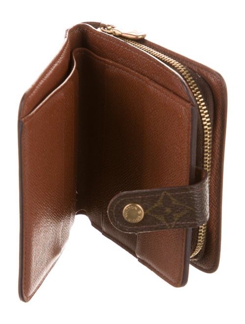 Louis Vuitton LV Monogram Coated Canvas Zippy Compact Wallet
