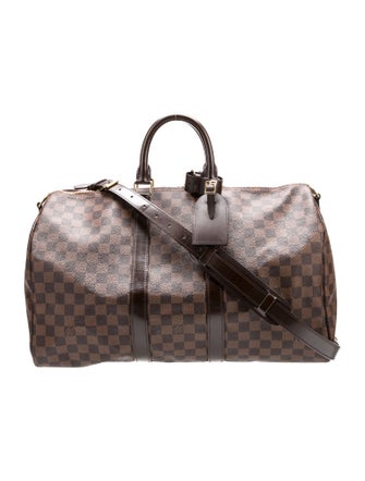 Louis Vuitton Damier Ebene Keepall Bandouliere 45