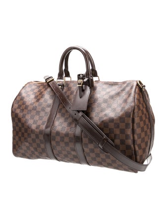 Louis Vuitton Damier Ebene Keepall Bandouliere 45