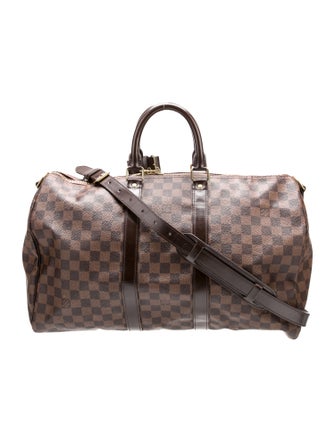 Louis Vuitton Damier Ebene Keepall Bandouliere 45