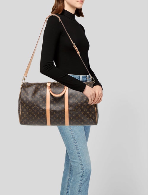 Louis Vuitton LV Monogram Keepall Bandouliere 55