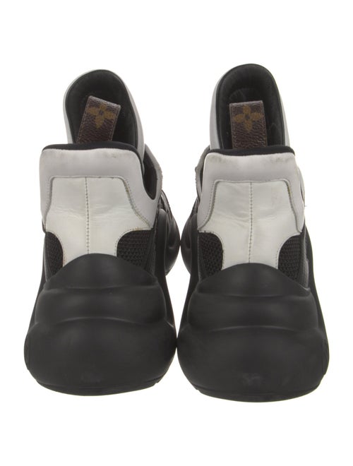 Louis Vuitton Leather Printed Chunky Sneakers