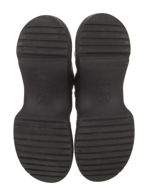 Louis Vuitton Leather Printed Chunky Sneakers