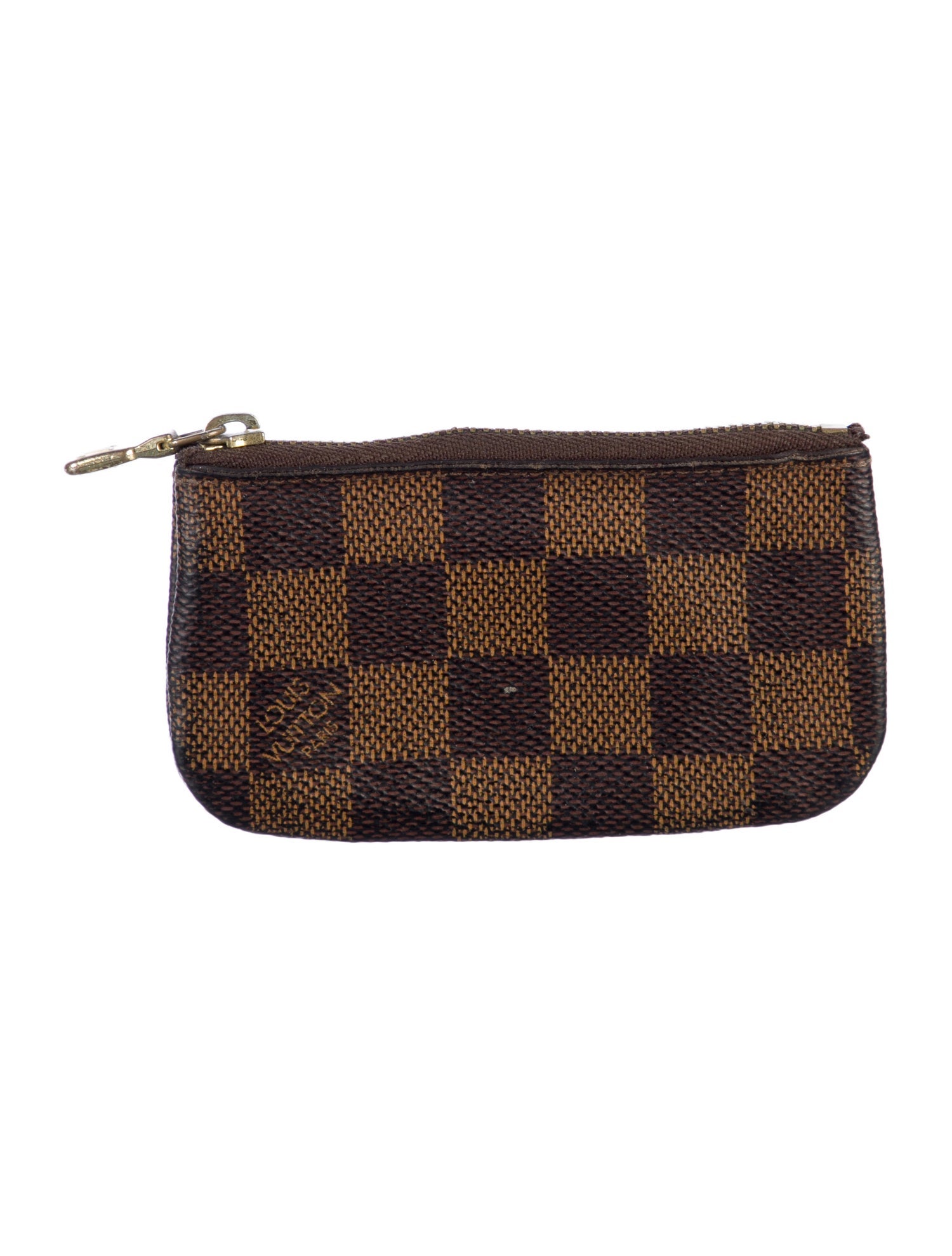 Louis Vuitton Damier Ebene Pattern Coated Canvas Key Holder