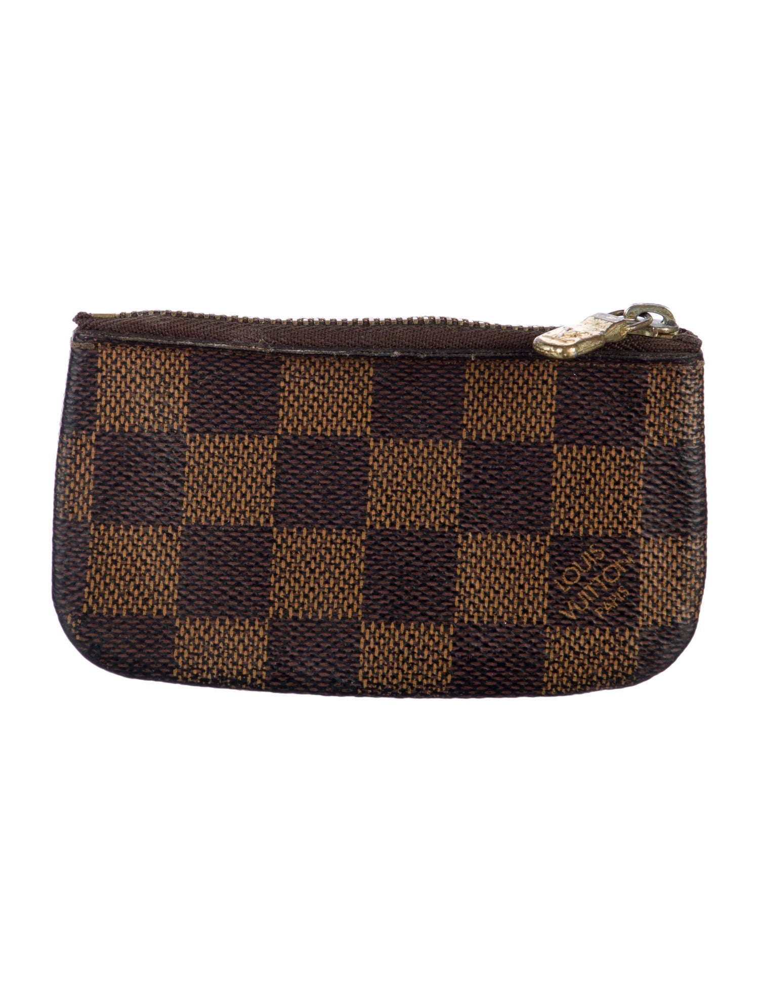Louis Vuitton Damier Ebene Pattern Coated Canvas Key Holder