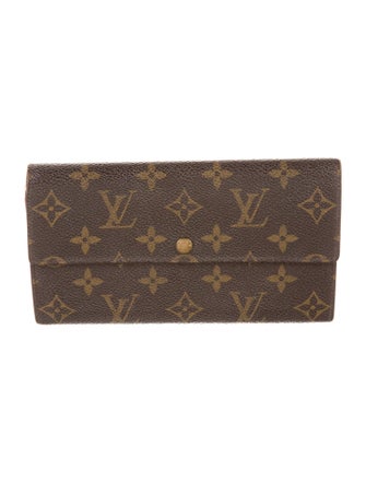Louis Vuitton 1999 LV Monogram Sarah Wallet
