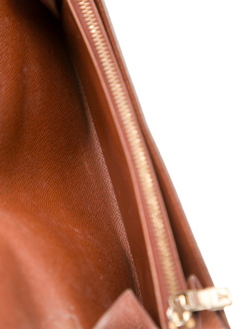 Louis Vuitton Monogram Pattern Coated Canvas Sarah Wallet