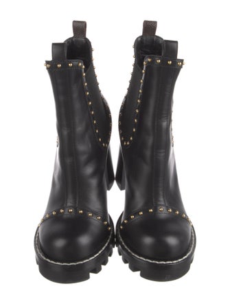 Louis Vuitton LV Monogram Leather Chelsea Boots
