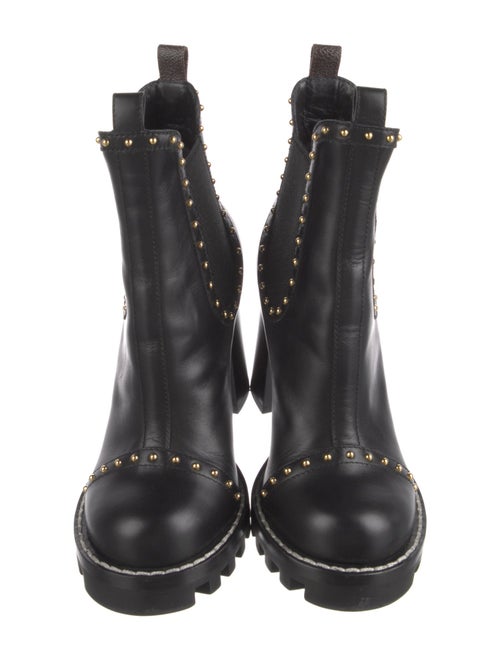 Louis Vuitton LV Monogram Leather Chelsea Boots