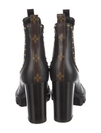 Louis Vuitton LV Monogram Leather Chelsea Boots