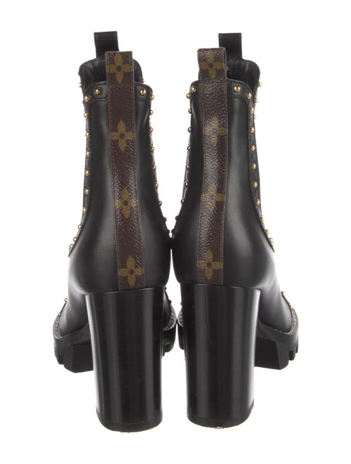 Louis Vuitton LV Monogram Leather Chelsea Boots