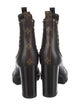 Louis Vuitton LV Monogram Leather Chelsea Boots