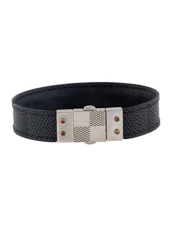 Louis Vuitton Damier Graphite Check It Reversible Bracelet