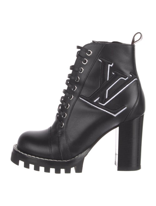 Louis Vuitton LV Monogram Leather Combat Boots